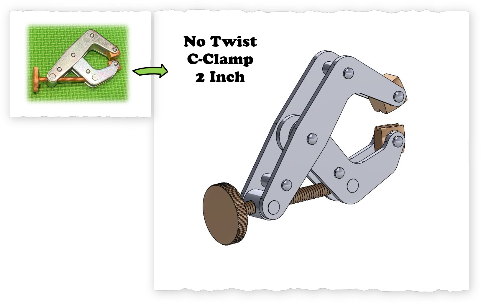 McMaster C Clamp 2 inch CAD
