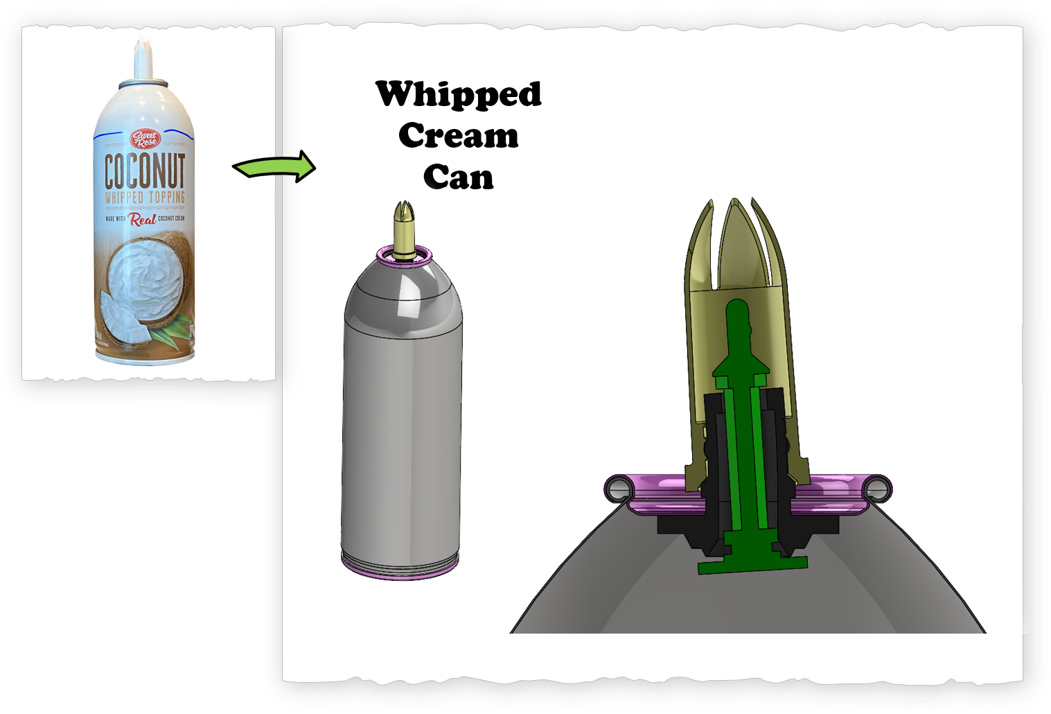 WhippedCream Cannister CAD
